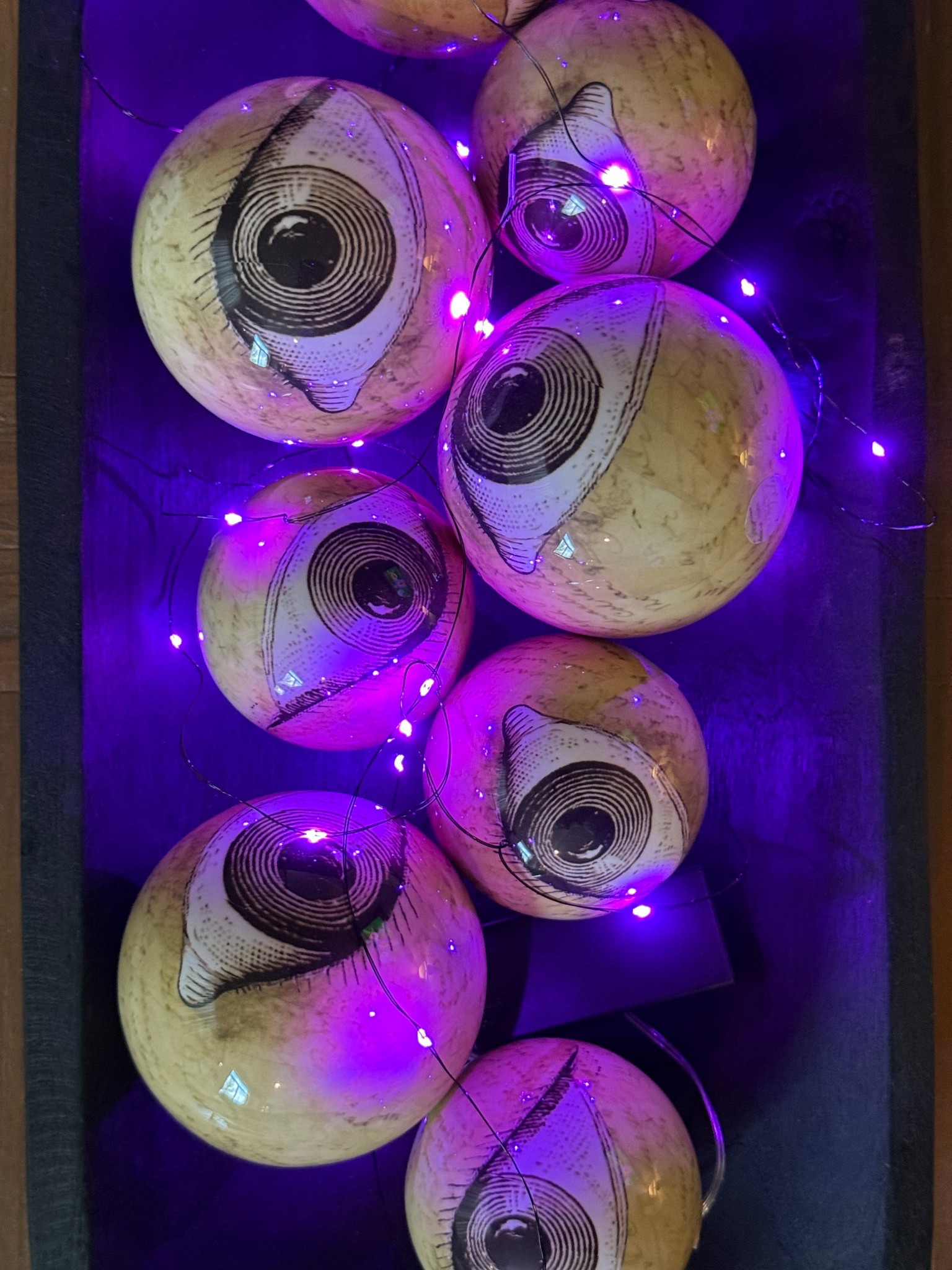 Eyeball balls! Halloween Decor. Spooky decor. Coffee table decoration. 

#LTKFallSale #LTKHome #LTKSeasonal
