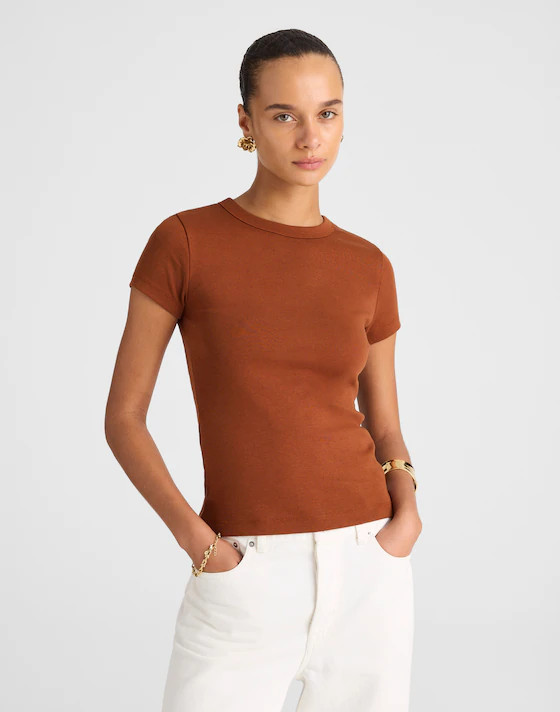 Crewneck Baby Tee | Madewell