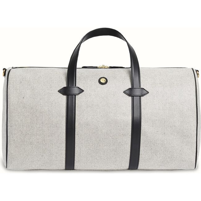 Paravel | Monogrammable Main Line Duffel Bag, Domino Black | Maisonette | Maisonette