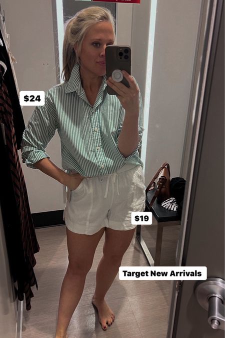 Target New Arrivals
Spring outfit, vacation outfit, swim cover, green white blouse, linen shorts.

"Helping You Feel Chic, Comfortable and Confident." -Lindsey Denver 🏔️ 


#target

Follow my shop @Lindseydenverlife on the @shop.LTK app to shop this post and get my exclusive app-only content!

#liketkit 
@shop.ltk
https://liketk.it/4vgNV

Follow my shop @Lindseydenverlife on the @shop.LTK app to shop this post and get my exclusive app-only content!

#liketkit #LTKfindsunder50 #LTKmidsize #LTKover40
@shop.ltk
https://liketk.it/4vwUW