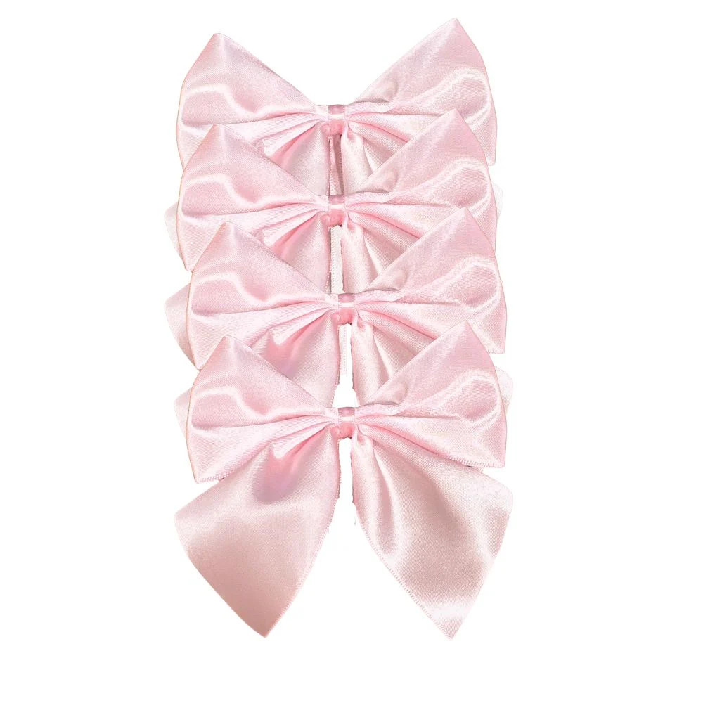 Pink: Satin Bow Napkin Ties - (Set of 4) | Gorgeous Living