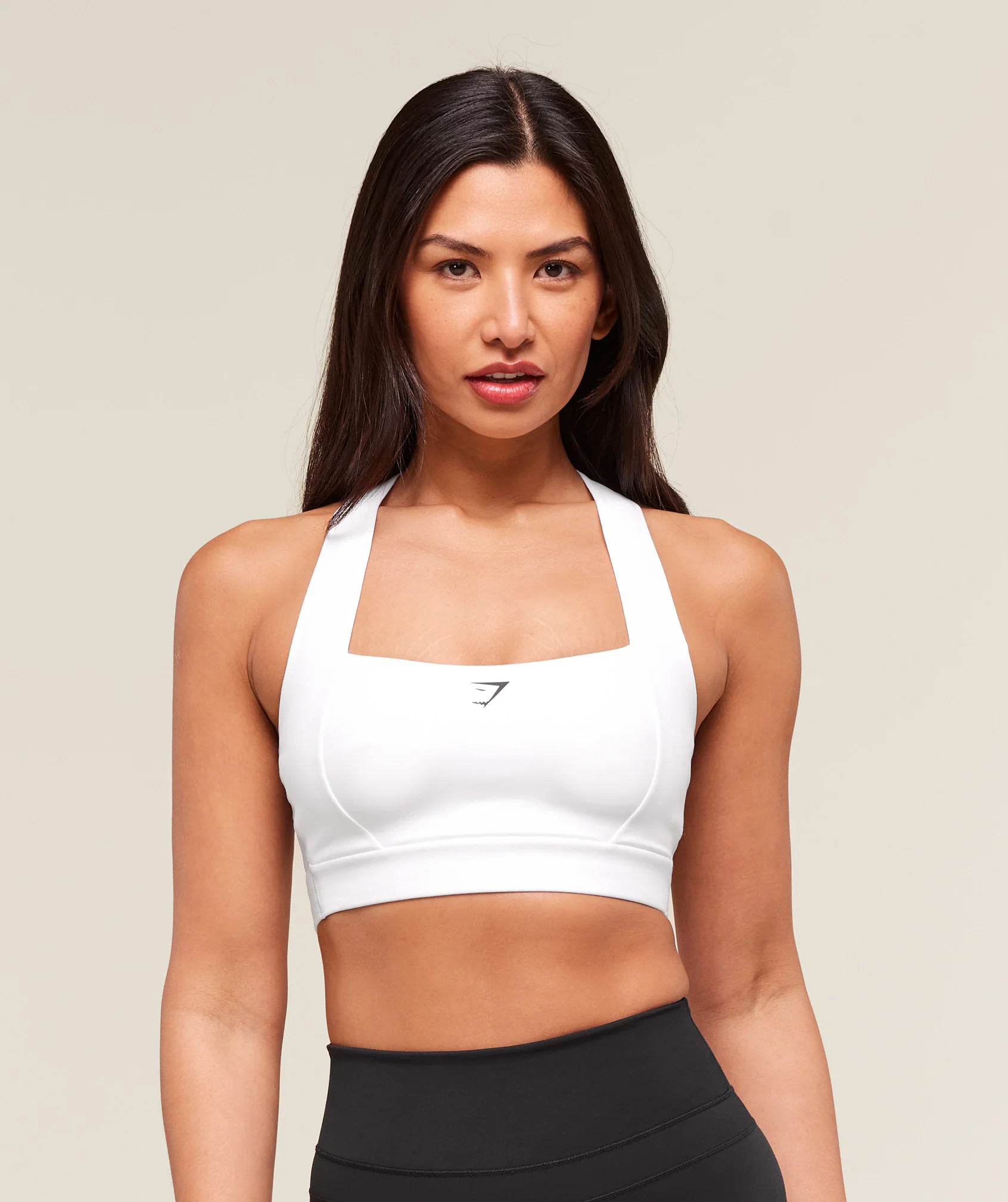 Gymshark Square Neck Sports Bra - White | Gymshark UK
