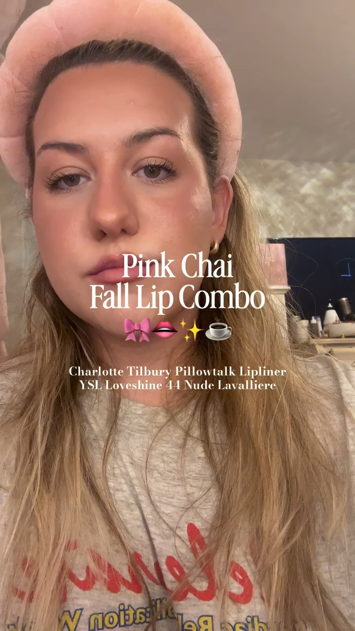 pink chai lip combo for fall☕️💗

@charlottetilburyskincare pillowtalk lipliner
@yslbeauty loveshine lip oil stick 44 Nude Lavalliere

lmk what other lip combos you want to see💭✨
.
.
.
Fall beauty trends, nyc beauty creator, fall lip combos, ysl beauty, pink lip combos, #yslbeautygiftedme #yslbeautyfalllips

#LTKStyleTip #LTKSeasonal #LTKBeauty