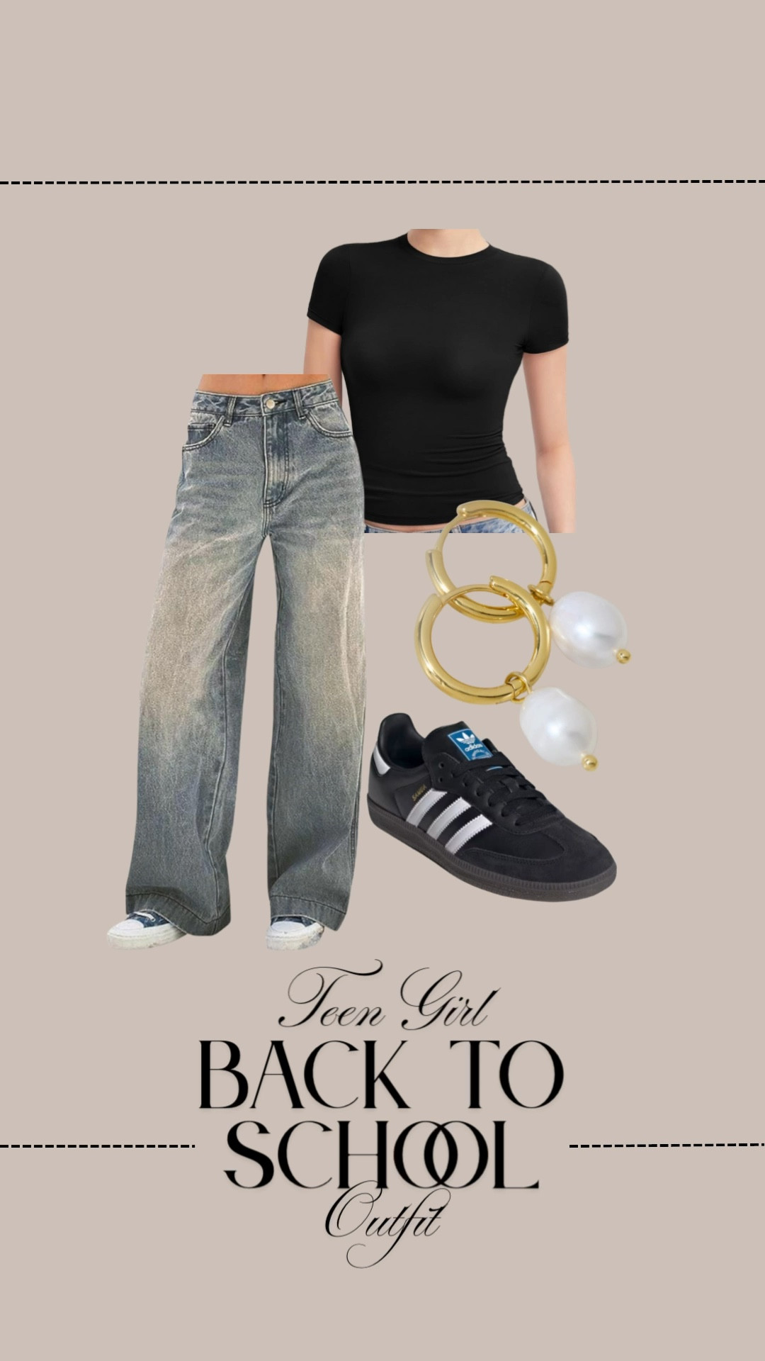 Super easy and cute back to school outfit!
