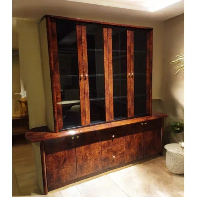 Suhani 86.6'' H x 94.5'' W Solid Wood Standard Bookcase | Wayfair North America