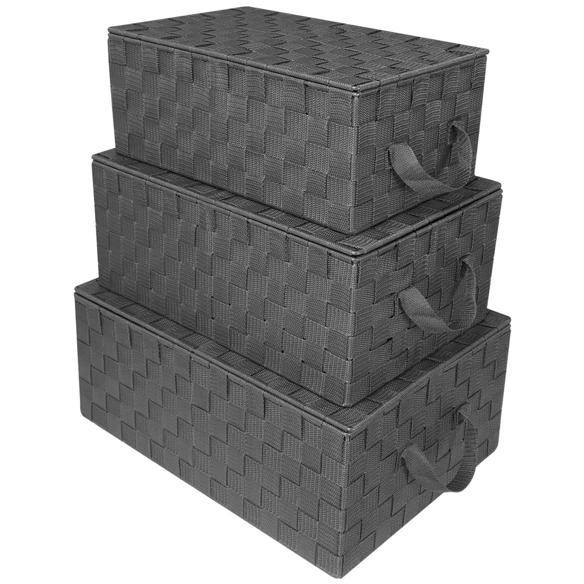 Sorbus 3-piece Woven Storage Basket Set | Kohl's