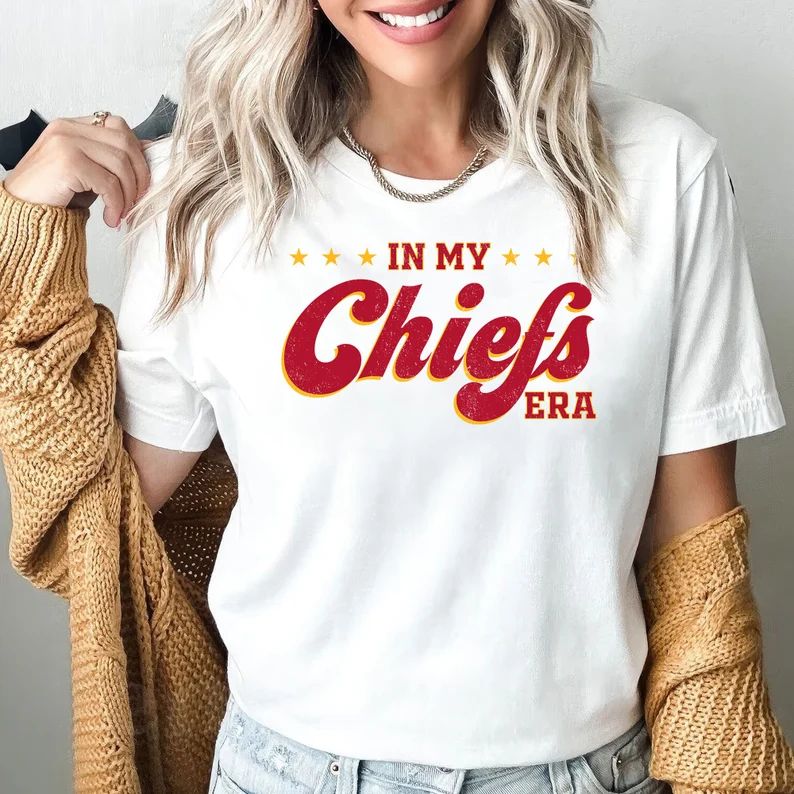 In My Chiefs Era Shirt Womens Chiefs Fan Shirt Football - Etsy | Etsy (US)