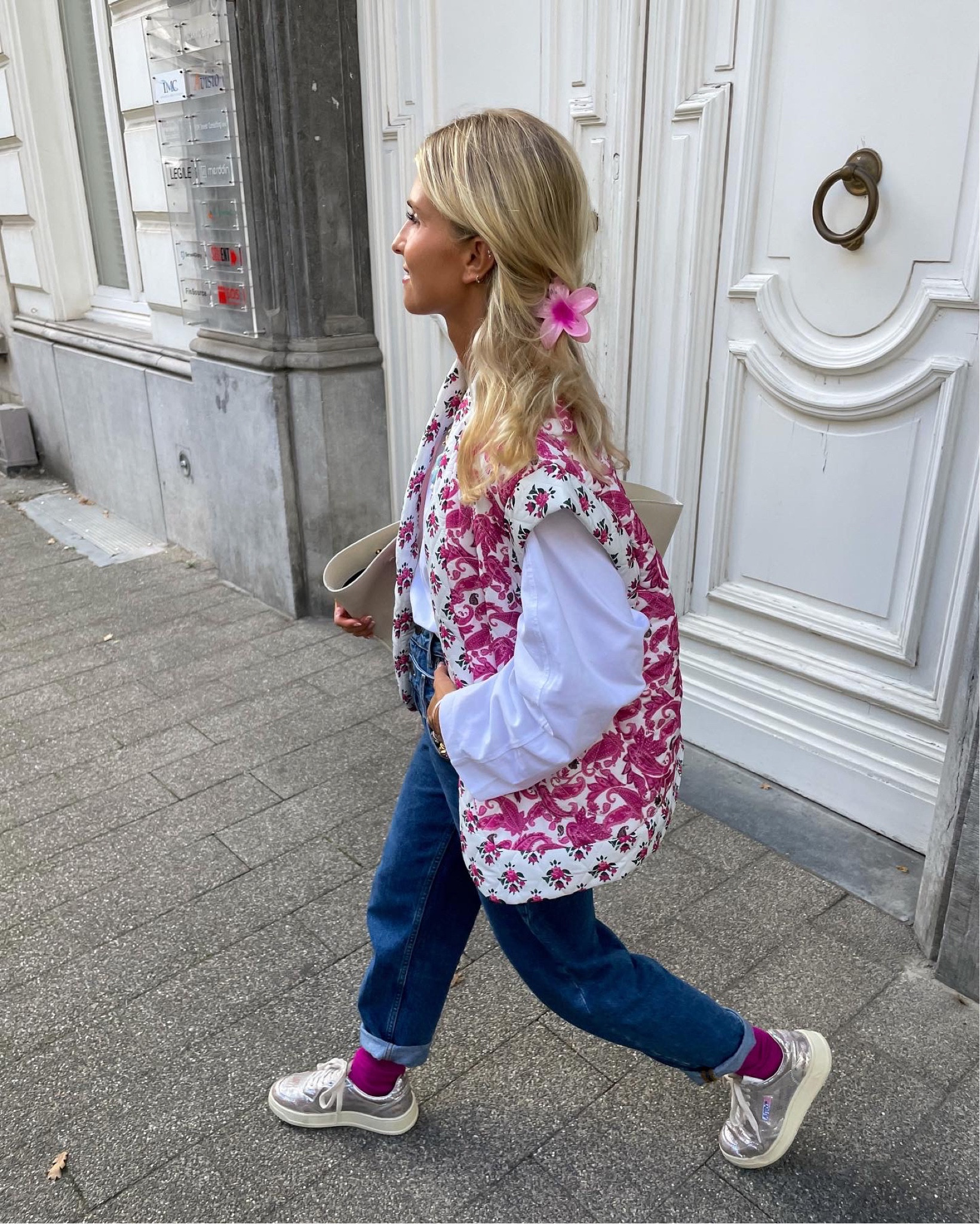 Pink flower jacket to brighten up the day 🌸💖🎀💕
•
•
•

#colorfuloutfit #pinkoutfit #dailystyle #casualstyle #streetstyle #ootdfashion #ootd #outfitideas #streetstyleinspo #pinklook #tenuedujour #lookdujour 

#LTKeurope #LTKSeasonal