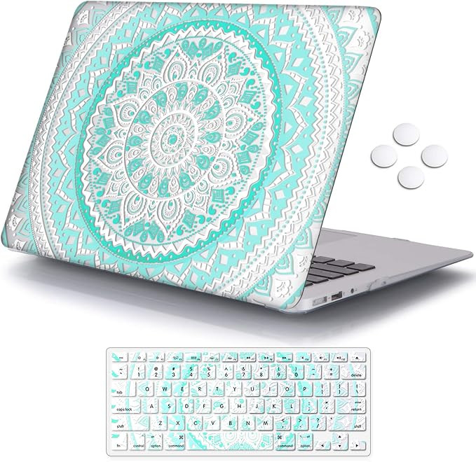 iCasso MacBook Air 11 inch Case Model A1370/A1465, Ultra Slim Pattern Plastic Hard Shell Case Pro... | Amazon (US)