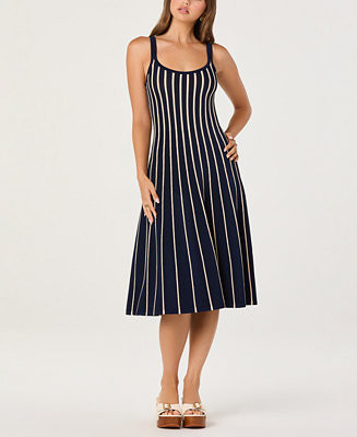 ASTR the Label Women's Irecia Scoop Neck Midi Sweater Dress - Macy's | Macy's