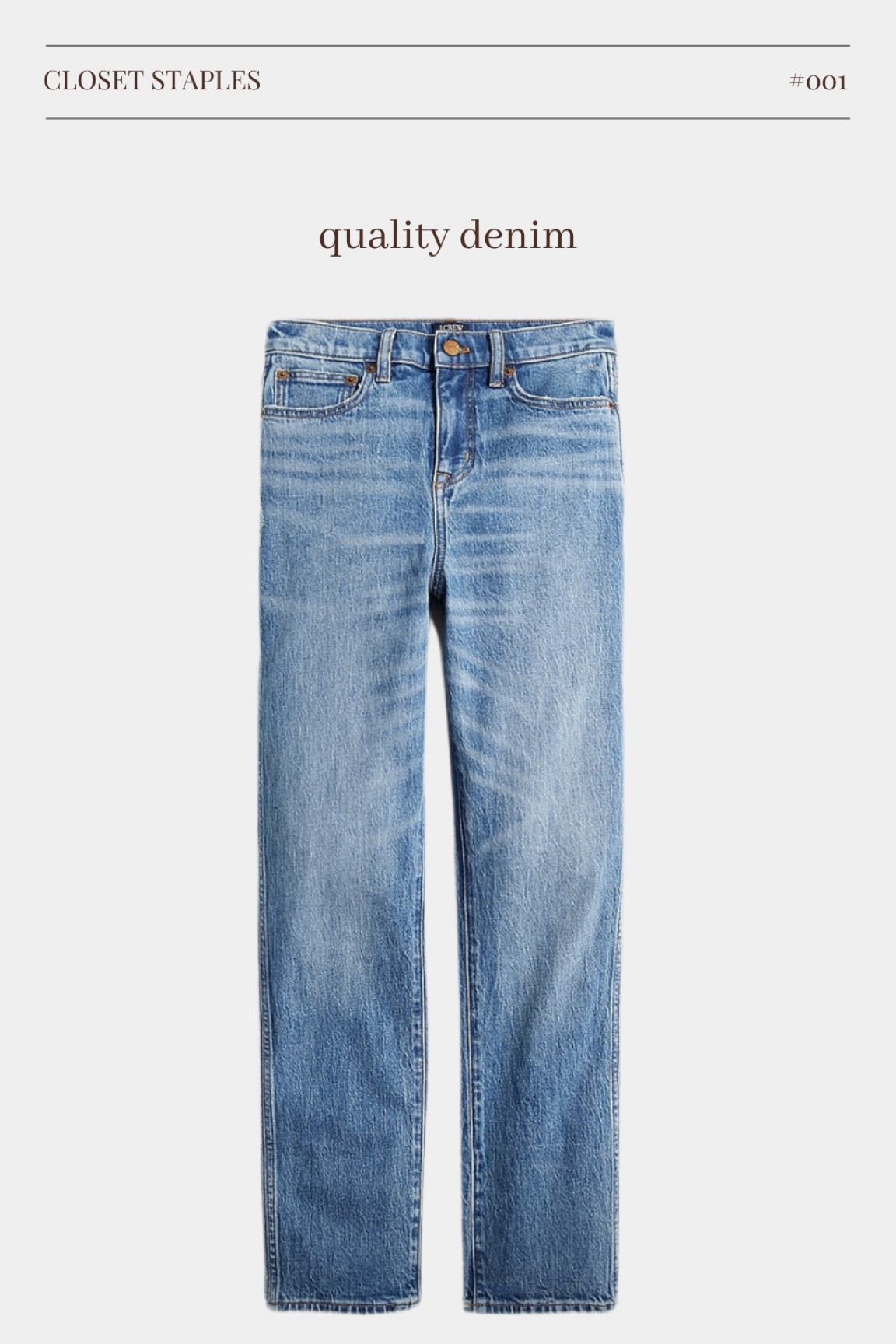 The Basics// quality denim 

#LTKmidsize #LTKfindsunder50 #LTKstyletip