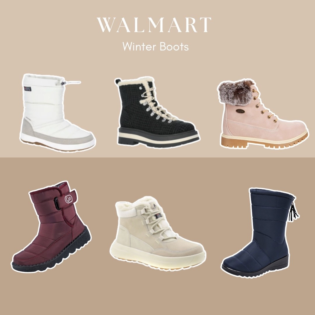 Walmart winter boot picks that are actually wearable and cozy ❄️ 👢
From fur‑lined snow boots to everyday casual styles, these are great for cold weather, travel, and snowy days ahead.

#LTKFindsUnder50 #LTKSeasonal #LTKTravel