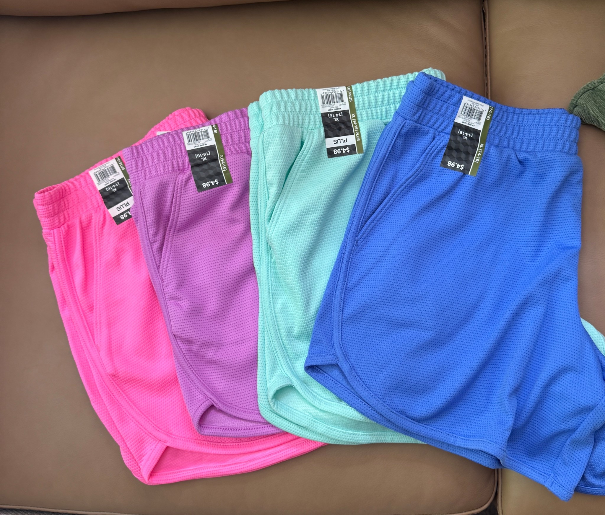 Run and grab these girls shorts they still have sizes left and their bright colors and so cute for summer. They are under five dollars apiece the perfect shorts for girls and active summer trips! #GirlsClothing #SummerClothing #SummerShorts 
#5dollarfinds 
