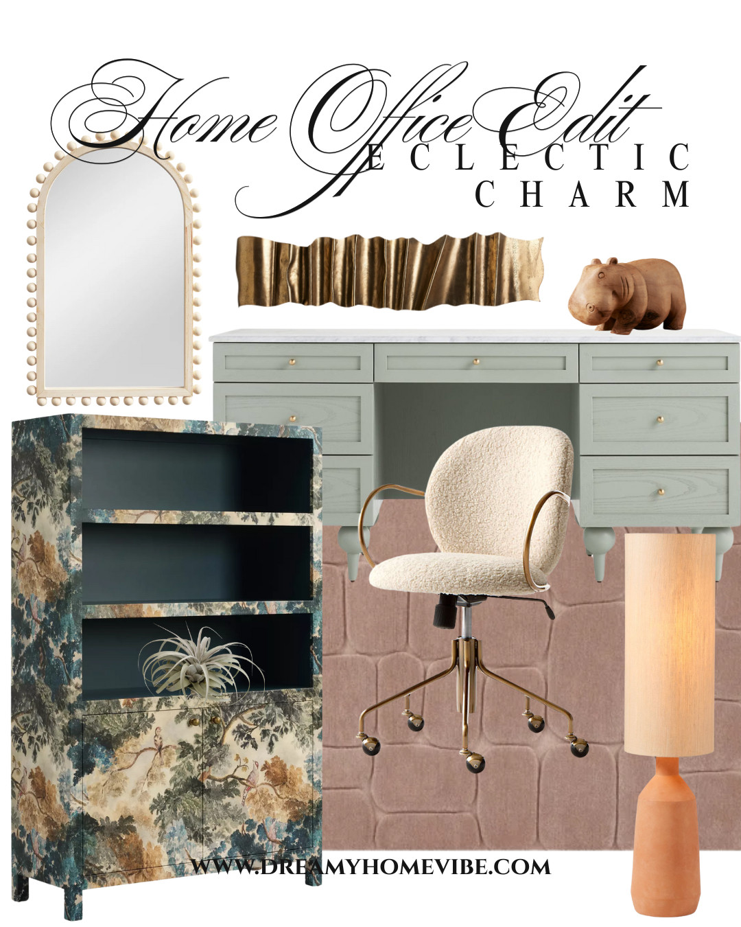 This eclectic charm home office edit is all about balance—statement pieces grounded by texture and warmth. Every item was chosen to make your workspace feel personal, inspiring, and beautifully functional. Shop the full edit below.
#ltkhome #homeofficeedit #styledworkspace #shopltk #interiorinspo 

 #LTKHome