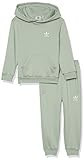 adidas Originals unisex child Adicolor Hoodie Set Sweatsuit, Silver Green, 4T US | Amazon (US)