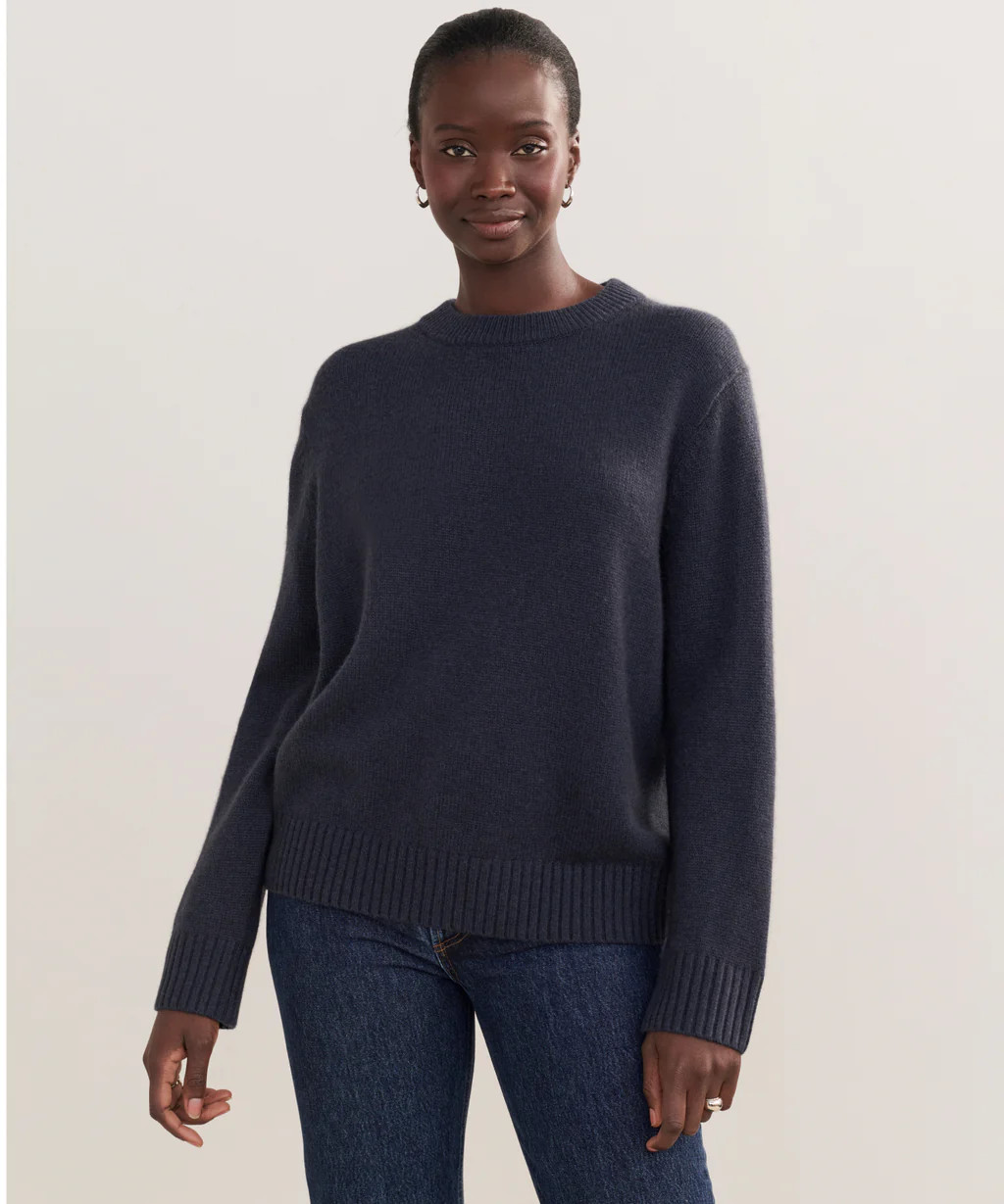 Cashmere Oversized Crewneck | Jenni Kayne