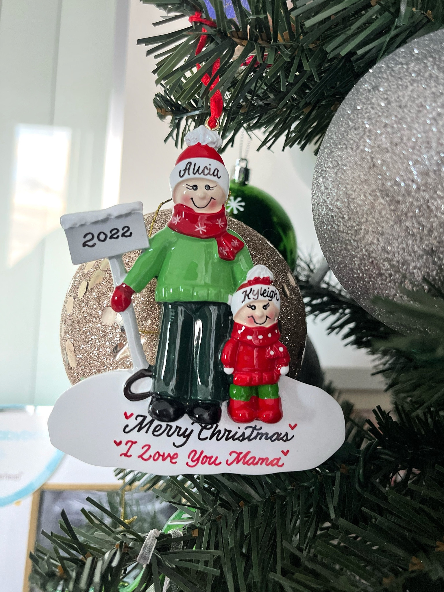 Christmas decoration, family decoration, Christmas tree ornament, Christmas tree decoration, single parent ornament 

#LTKCyberWeek #LTKSeasonal #LTKFamily