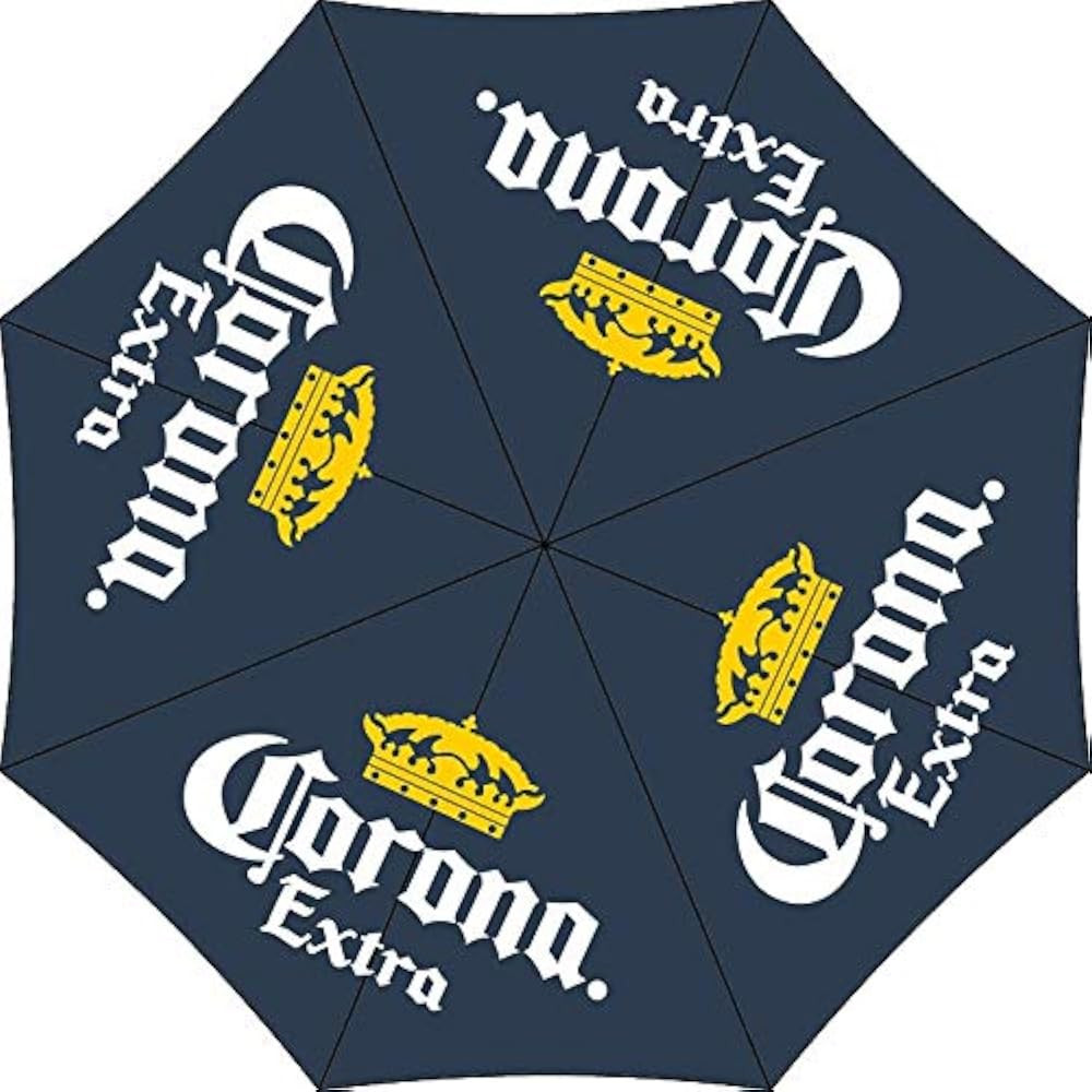 Corona Extra 9 Foot Beer Patio Umbrella Market Style Dark Navy | Amazon (US)