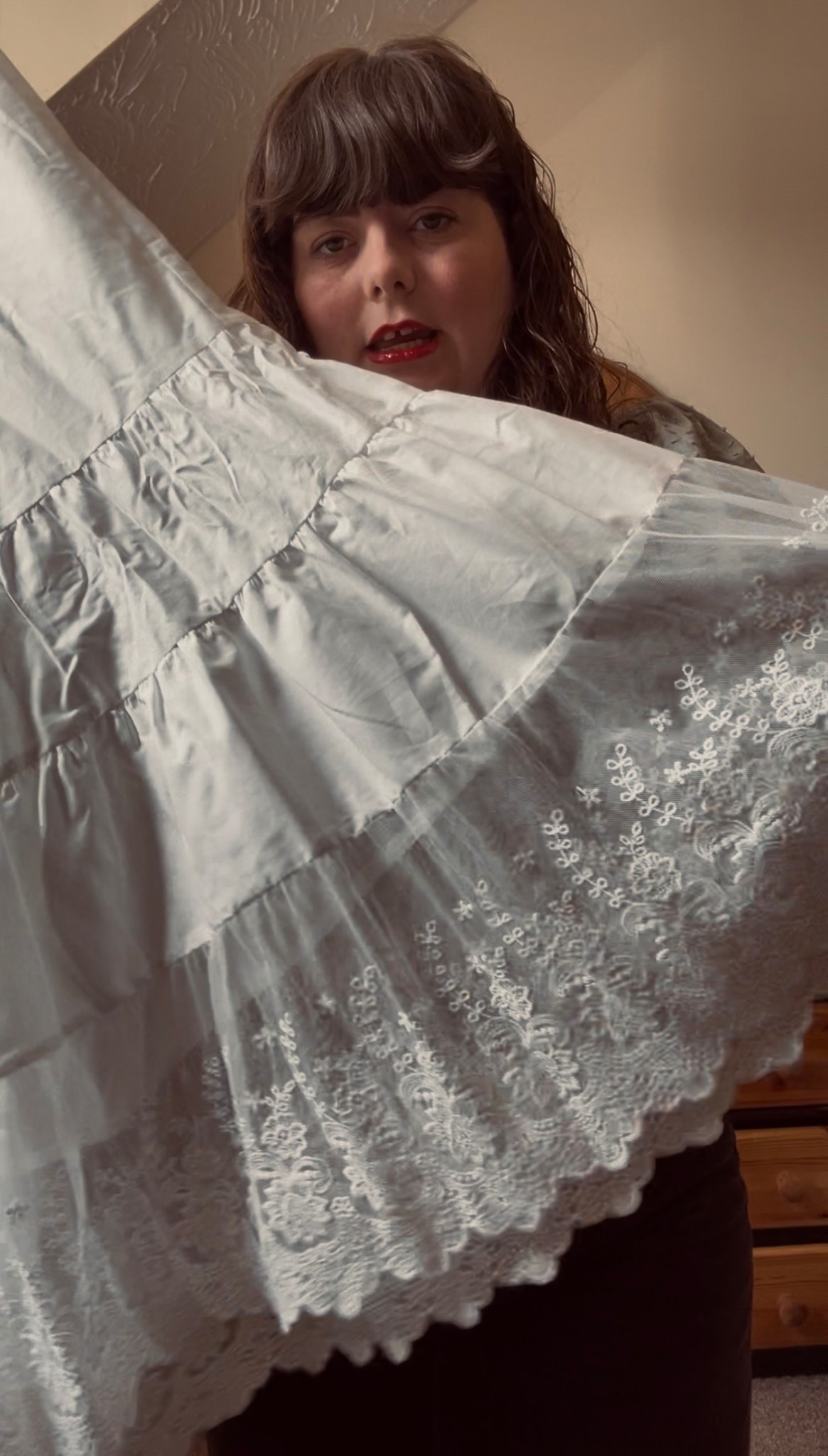 Bloomers to battle chub rub on my wedding day! #wedding #plussize 