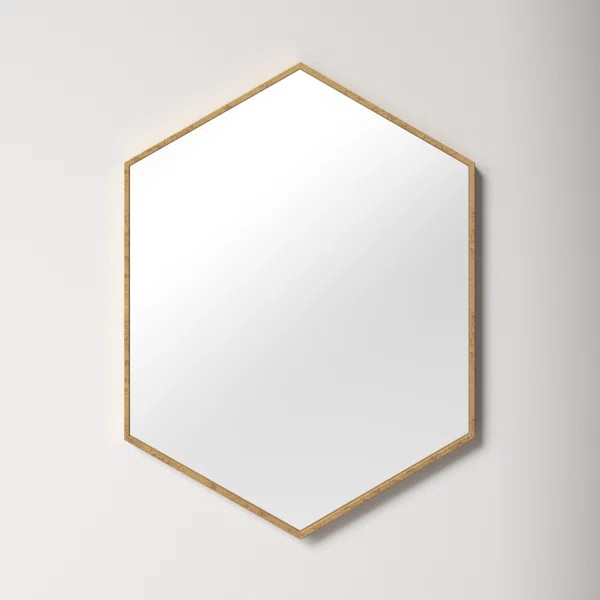 Breckler Hexagon Metal Accent Mirror | Wayfair North America