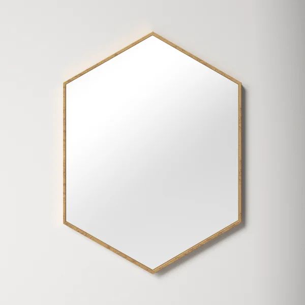 Breckler Hexagon Metal Accent Mirror | Wayfair North America