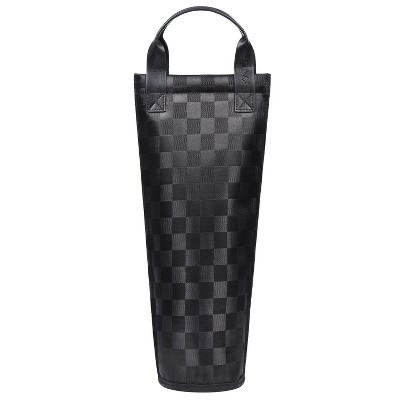 Tirrinia Wine Gift Bag, Insulated Padded Thermal Single Wine Bottle Carriers, Cooler Tote, Wine Lover Essentials, Black | Target
