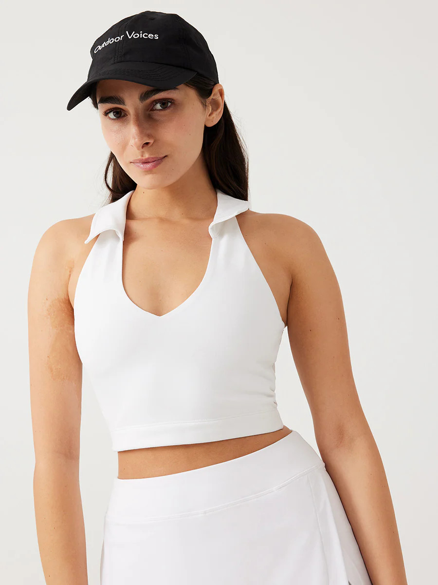 Warmup Collared Crop TopA Heart | Outdoor Voices