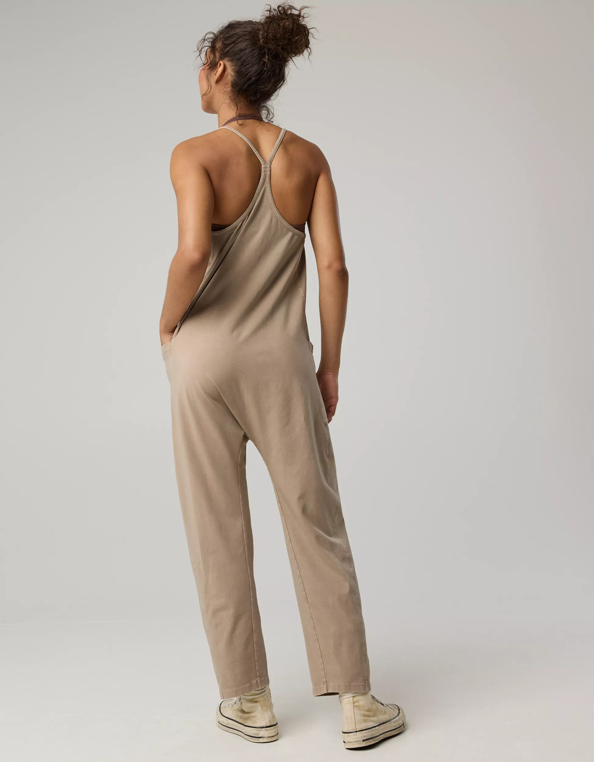 OFFLINE By Aerie OG Cotton Racerback Jumpsuit | Aerie