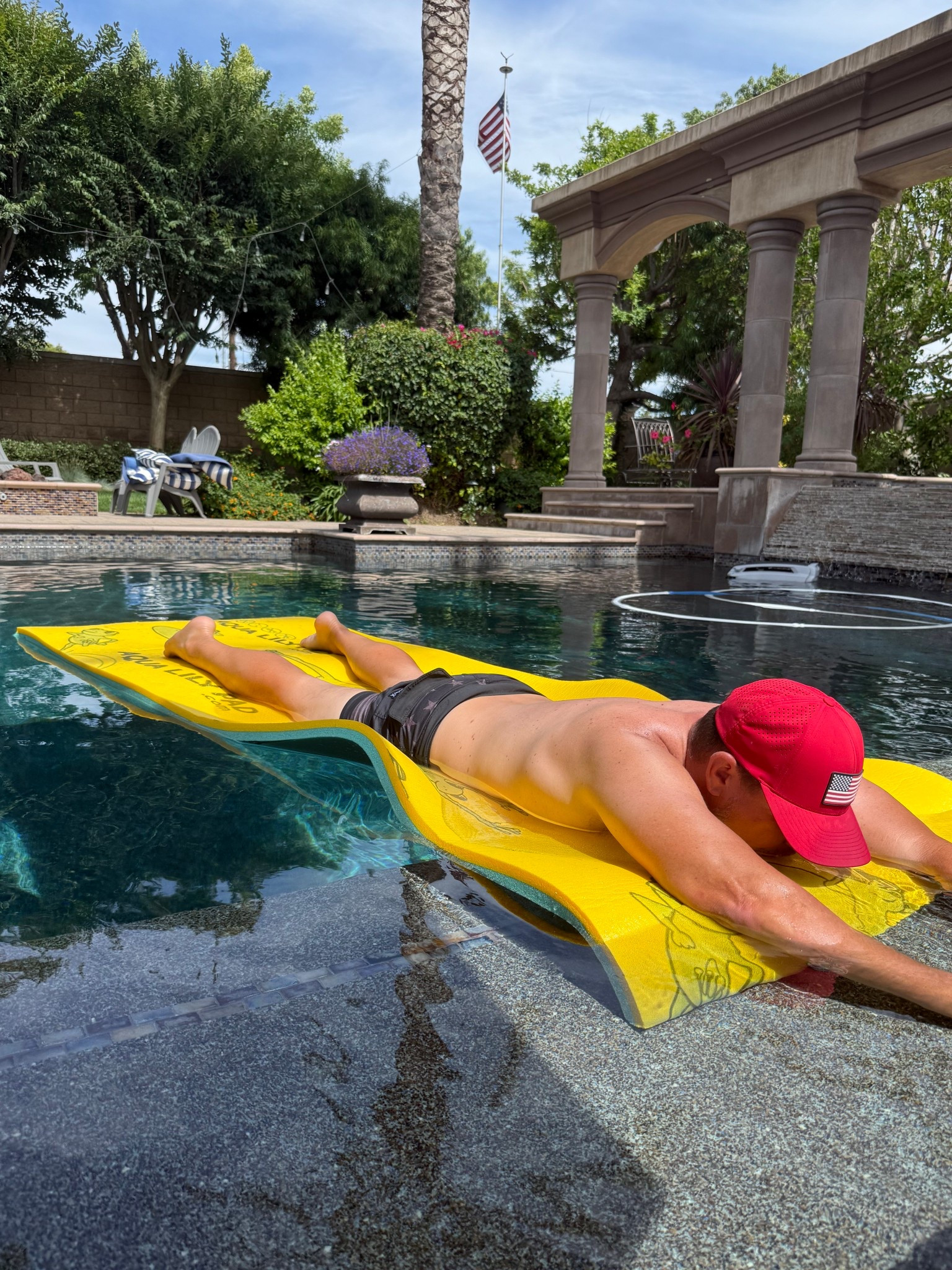 Summer fun for hours with this sturdy floating mat. Great for the lake or the pool! 
#summer #outdoor #pool #float #poolfloat #poolparty #aqualilypad #river
 #lake

#LTKHome #LTKParties #LTKSummerEdit