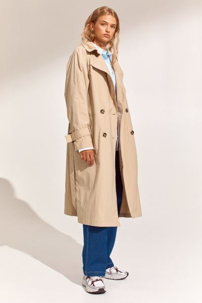 Zweireihiger Trenchcoat | H&M (DE, AT, CH, NL, FI)