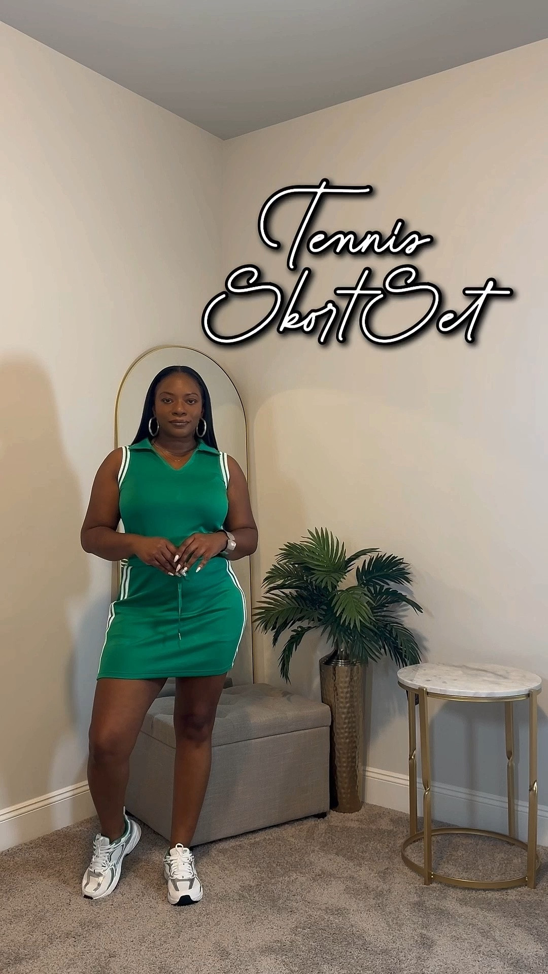 Who says sporty can’t be cute? This tennis skort set understood the assignment comfortable, flattering, and perfect for on-the-go days.

#LTKmomlife #LTKActive #LTKootd