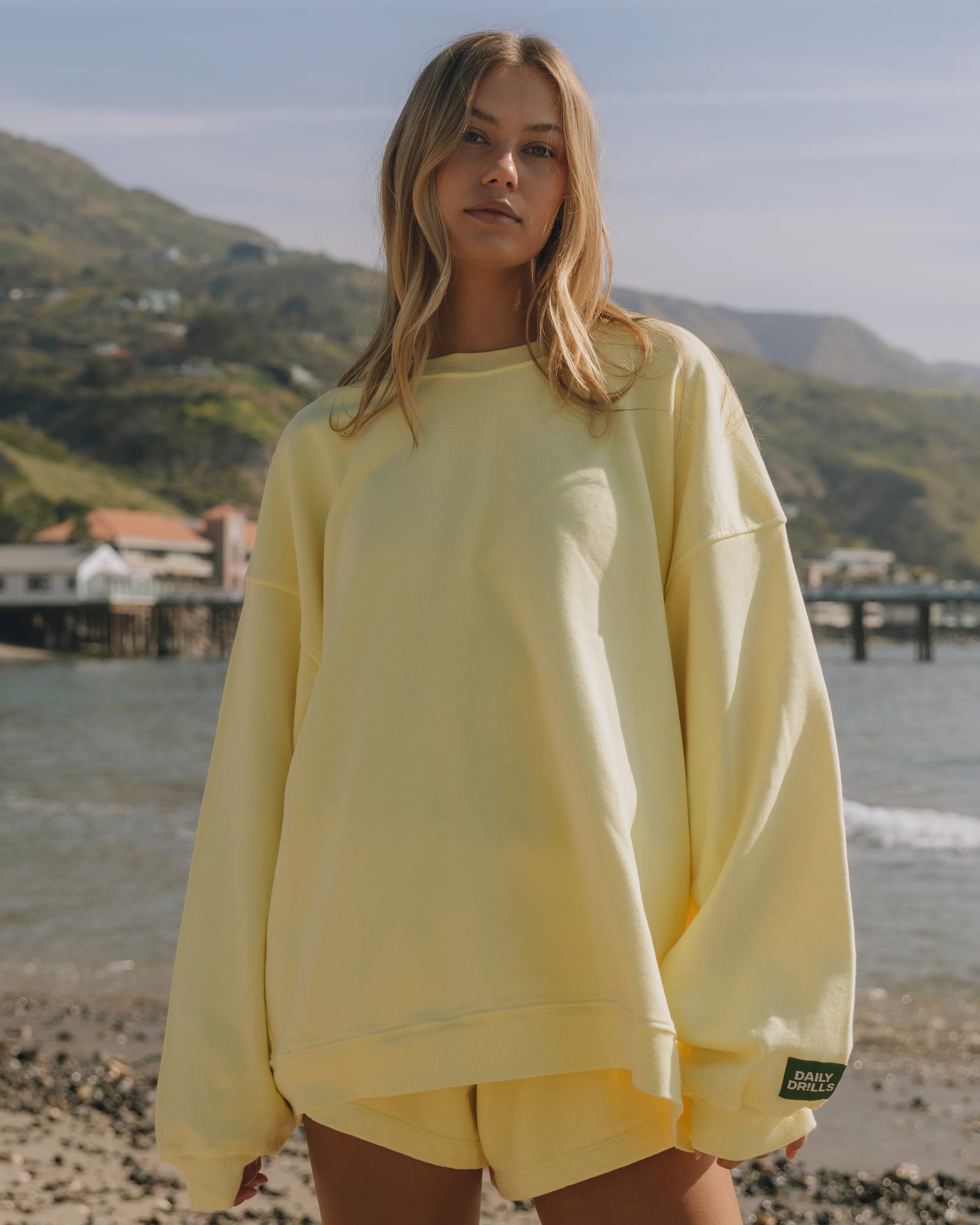 Unisex Oversized Crew - Lemonade | Daily Drills