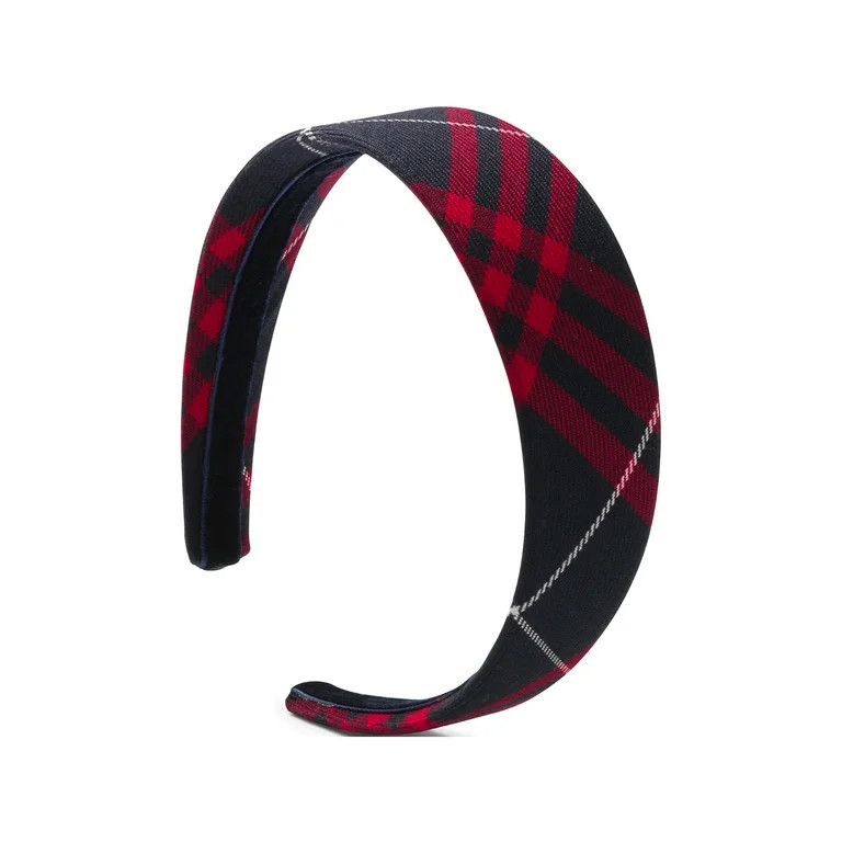 Lands' End School Uniform Girls Plaid Headband | Walmart (US)