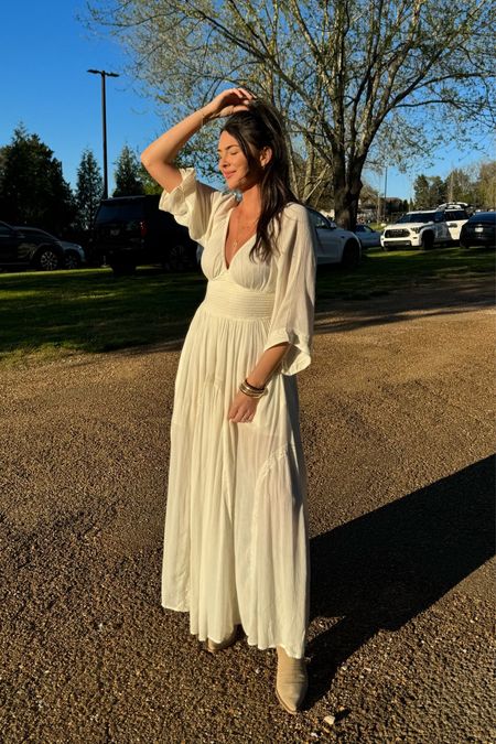 Free people dress restock! One of my favorite dresses recently! More colors available! Vacation dress, summer dress, wedding guest dress

#LTKStyleTip