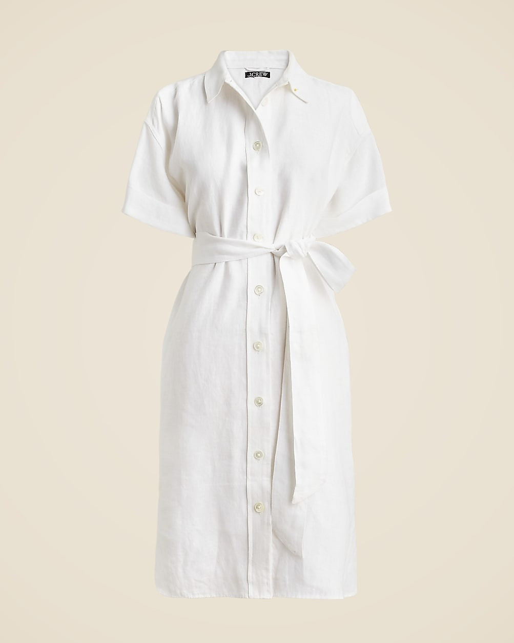Capitaine shirtdress in linen | J. Crew US