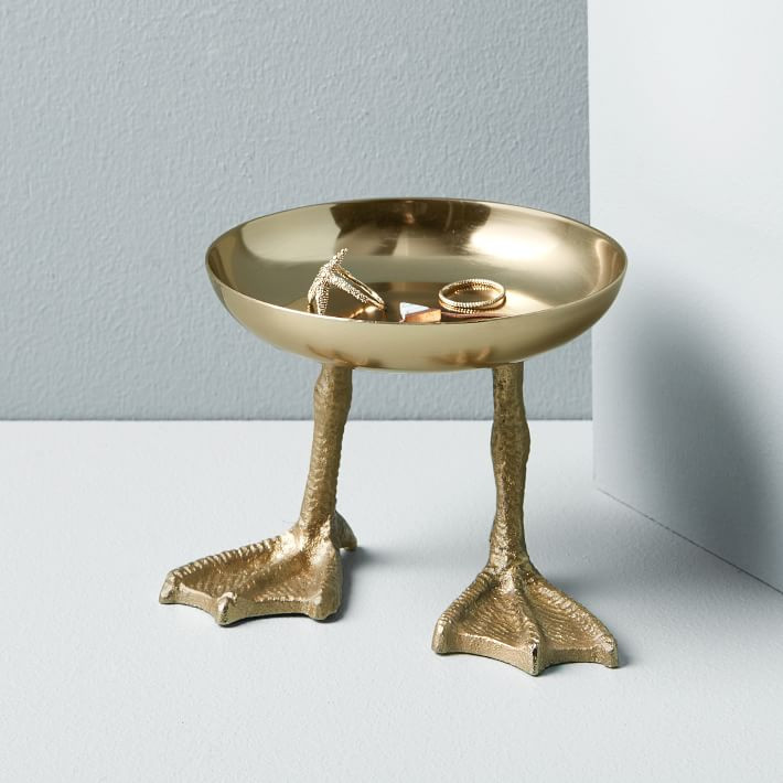 Duck Polished Brass Trinket Tray | West Elm (US)