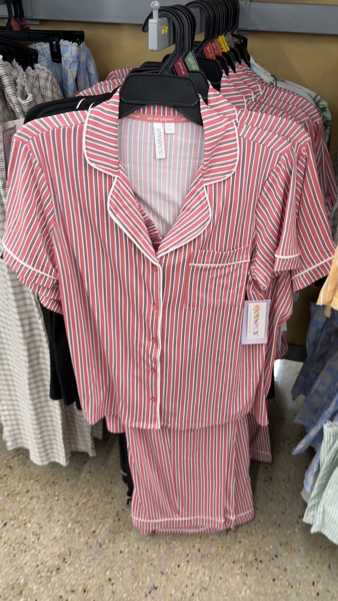 Another new print for these notch collar pajamas at Walmart and they are oh so cute! Similar pair costs double in the Nordstrom sale! I go with my usual size small in these. #walmartfashion

#LTKOver40