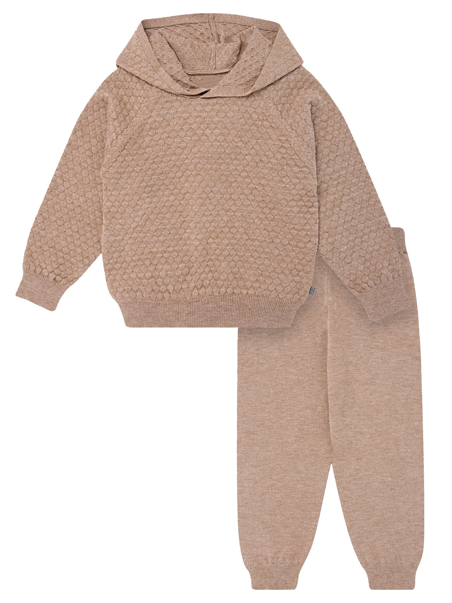 Modern Moments by Gerber Toddler Girl Sweater Knit Hoodie Set, Sizes 12M-5T | Walmart (US)