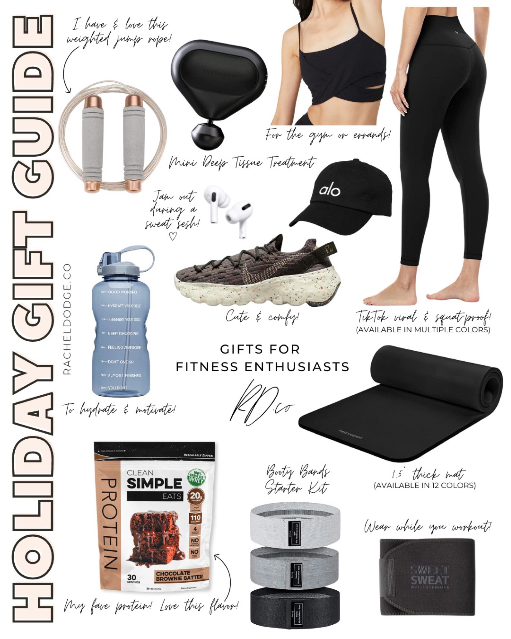 Fitness enthusiast gift guide 🤍 #giftguide

#LTKHoliday #LTKsalealert #LTKGiftGuide