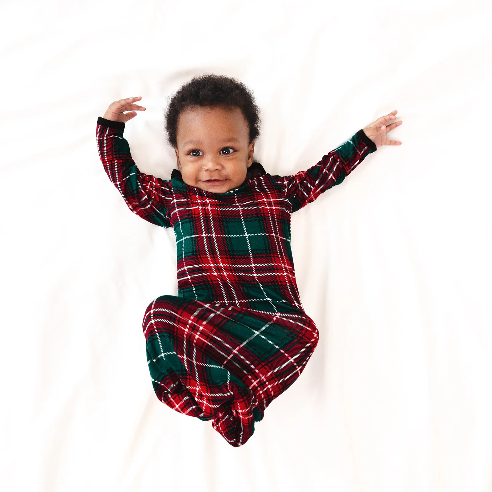 Fireside Plaid Infant Gown | Little Sleepies