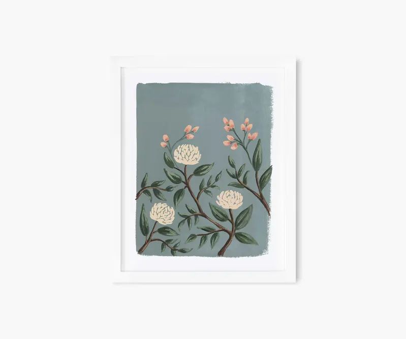 Painted Peonies Slate Art Print | Rifle Paper Co.