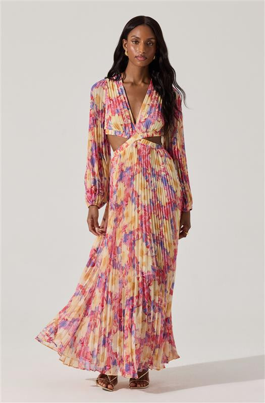 Revery Floral Long Sleeve Maxi Dress | ASTR The Label (US)