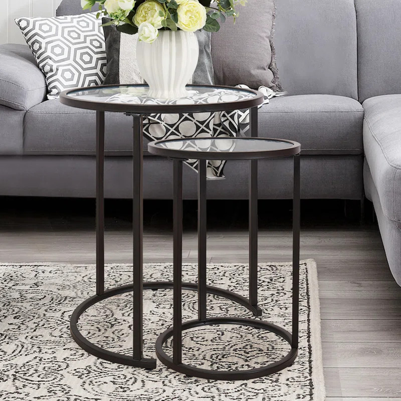 17 Stories Kaelin Nesting End Table Black Wayfair Home Decor Finds Wayfair Favorites | Wayfair North America