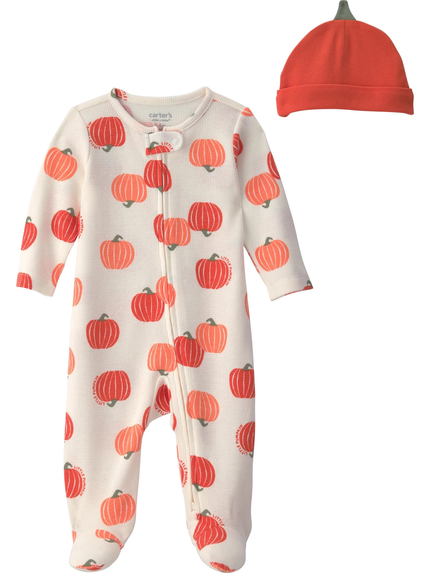 Carter's Child of Mine Baby Halloween Sleep 'N Play and Hat Set, 2-Piece, Sizes Preemie-6/9 Months - Walmart.com | Walmart (US)