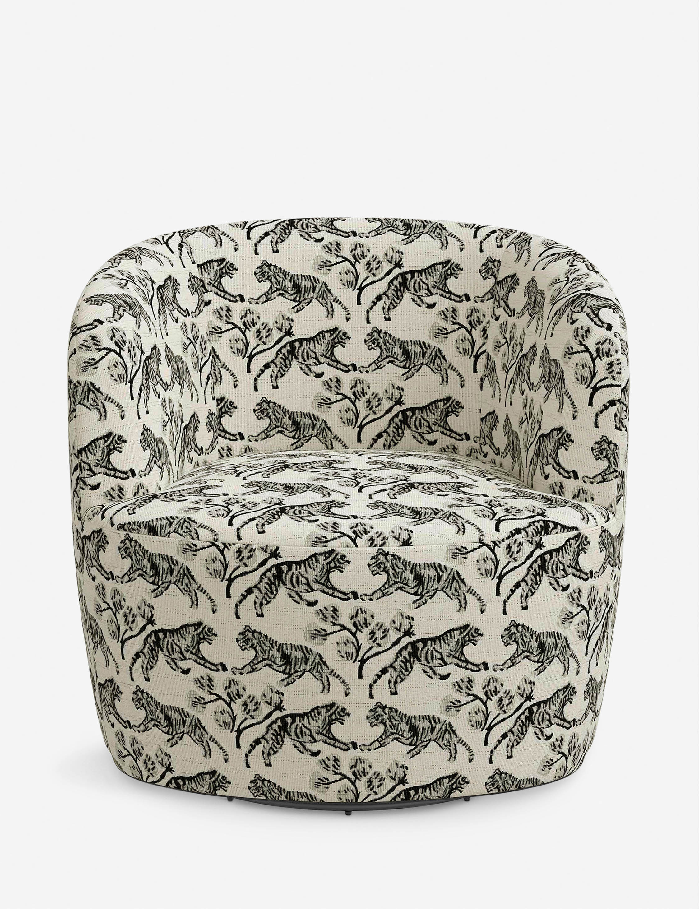 Rue Swivel Chair, Tiger Ivory by Sarah Sherman Samuel | Lulu and Georgia 