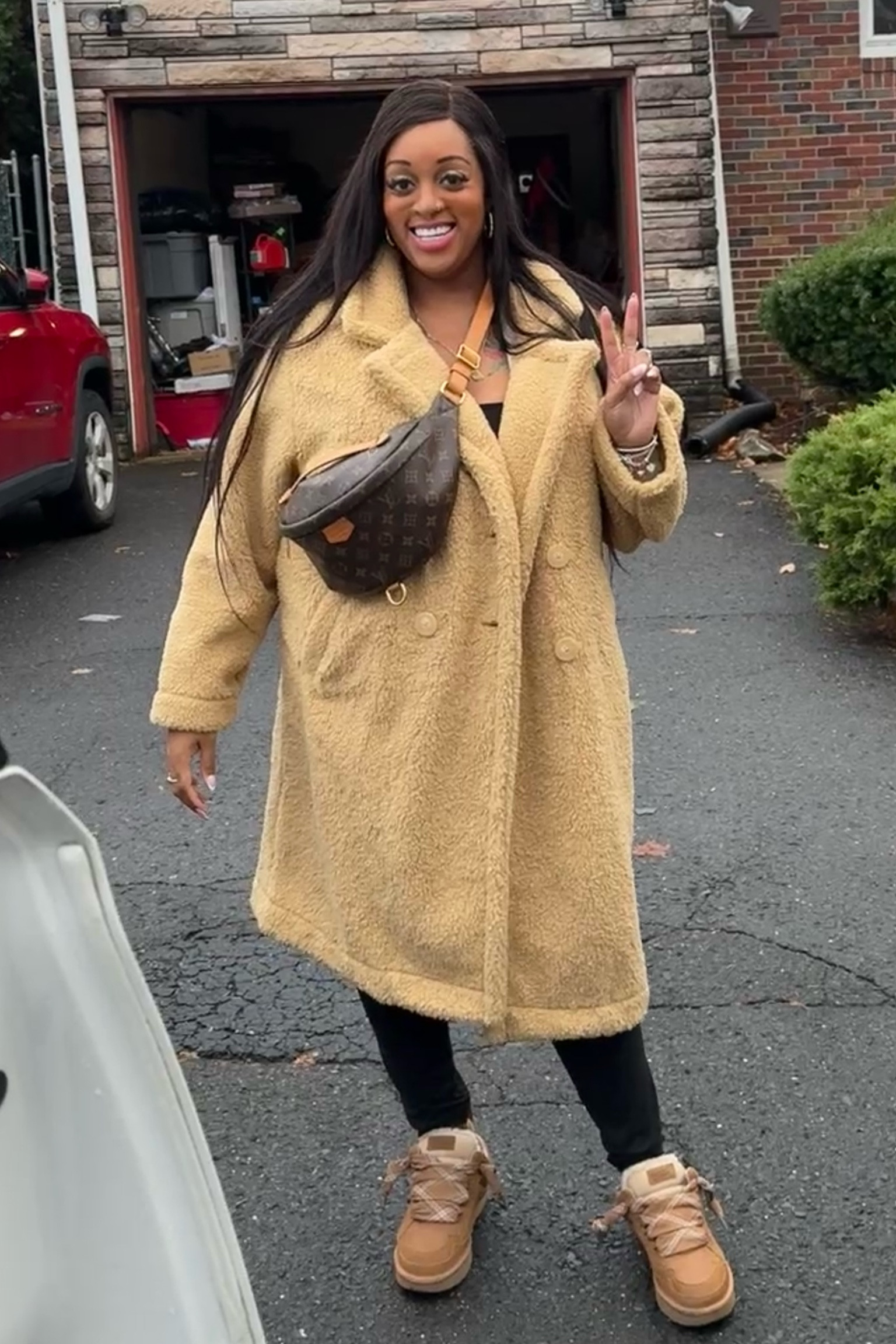 Here’s my comfy outfit for Thanksgiving! I’m really into shearling and Uggs all season 

#LTKStyleTip #LTKPlusSize #LTKItBag