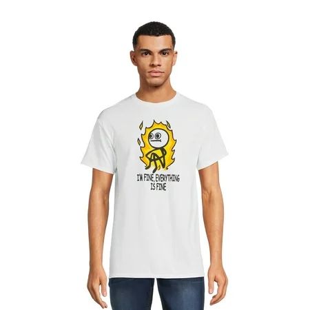 I m Fine Stick Man Men s Graphic Tee with Short Sleeves Sizes S-3XL | Walmart (US)