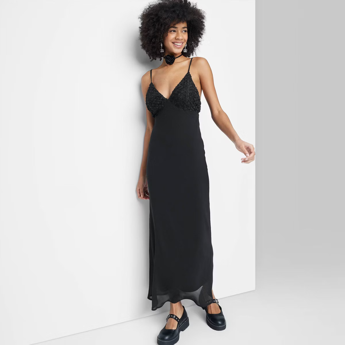 Women's Sleeveless Rosette Cup Maxi Dress - Wild Fable™ | Target