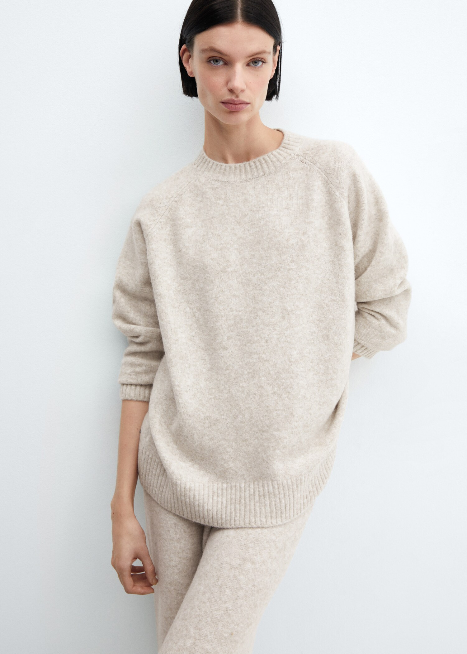 Oversize knit sweater - Women | MANGO USA | Mango (US/MX/AU)