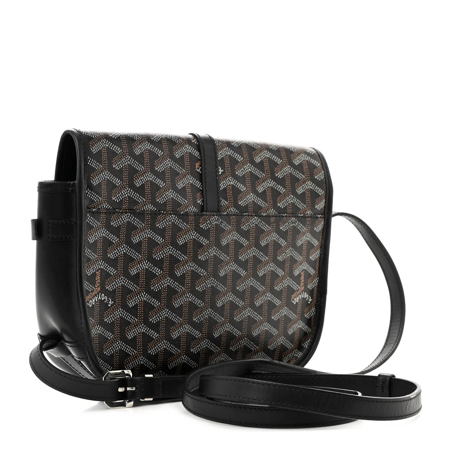 Goyardine Belvedere II PM Messenger Bag Black | FASHIONPHILE (US)